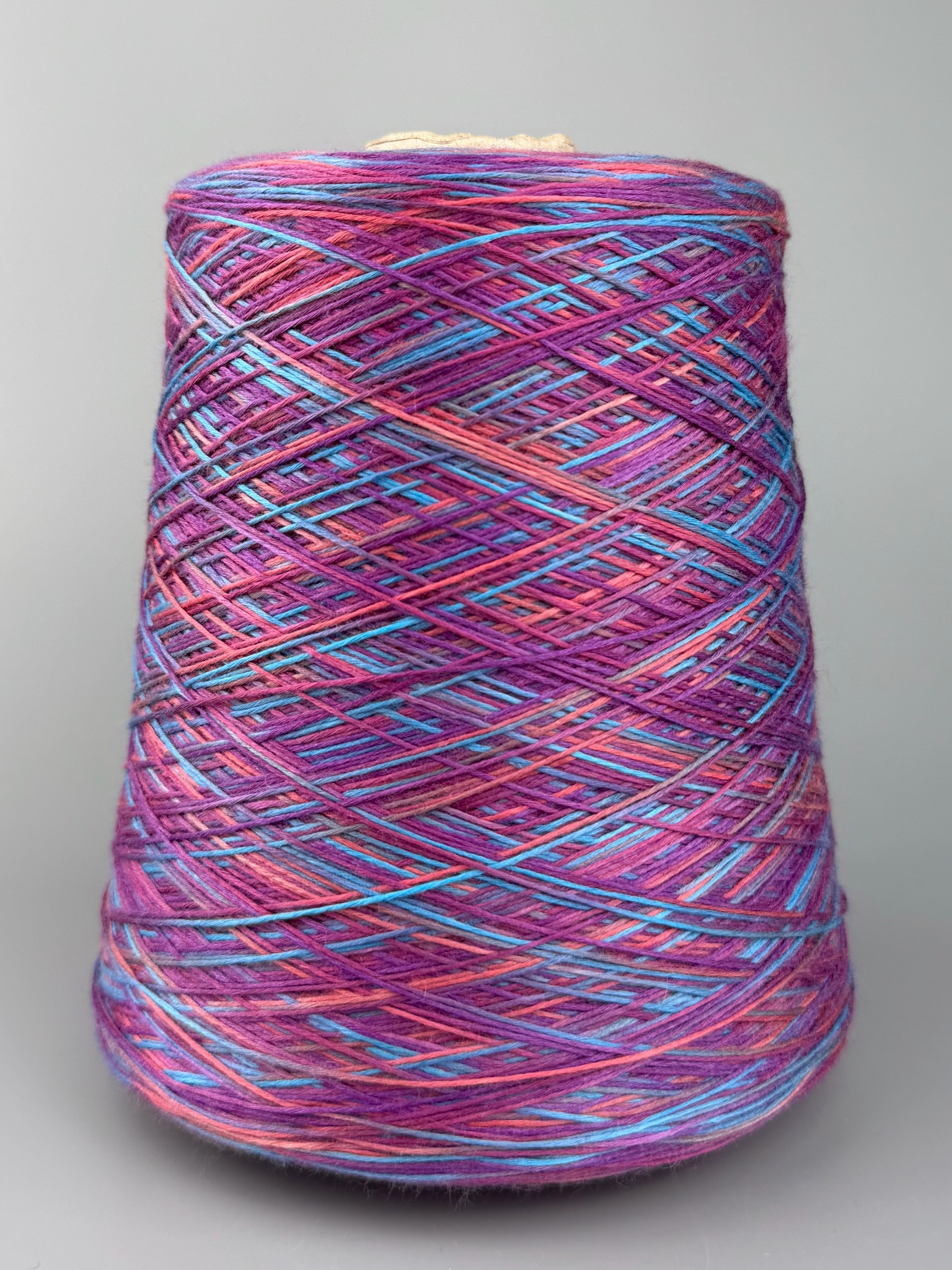 Zimpfer Wolle Art. Mimi Multicolor 500 m / 100 g – Garn aus Bambus und Seide col. Viola Lumière foto 2